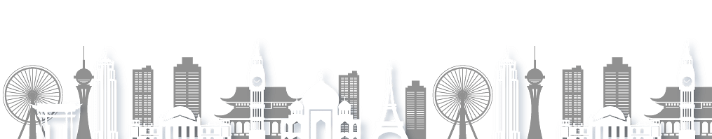 City skyline strip