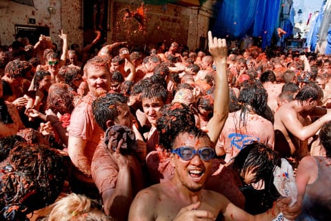 The La Tomatina Festival In Spain: Holi With Tomatoes