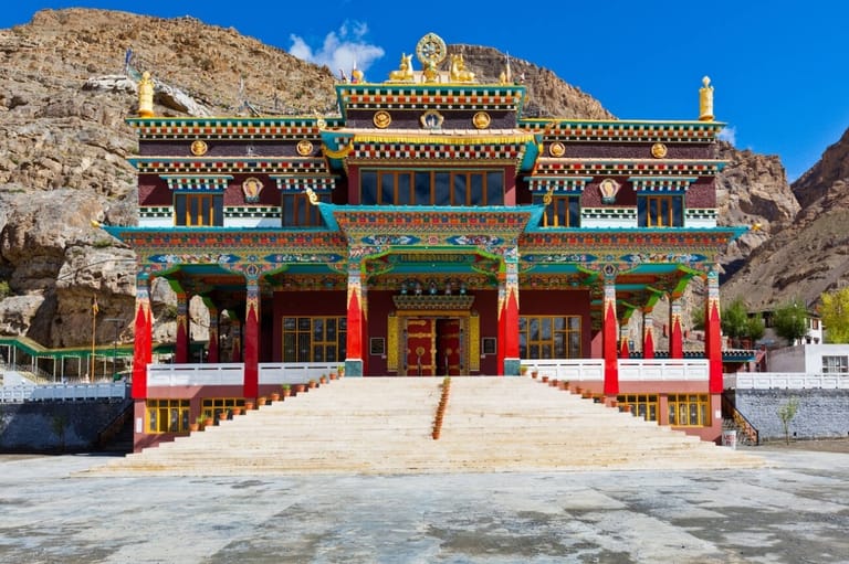 sakya tangyud monastery in spiti valley