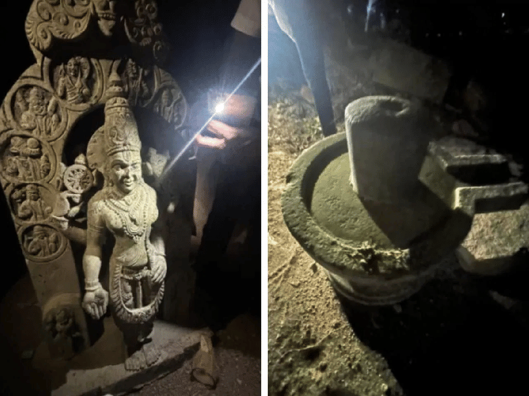 bronze-statue-of-vishnu-found-in-haryana