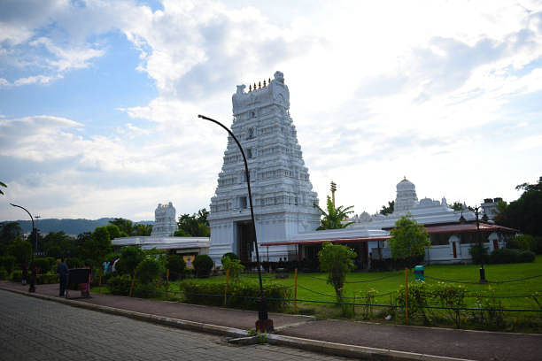 Beautiful view of Purva Tirupati Shri Balaji  Temple of Guwahati