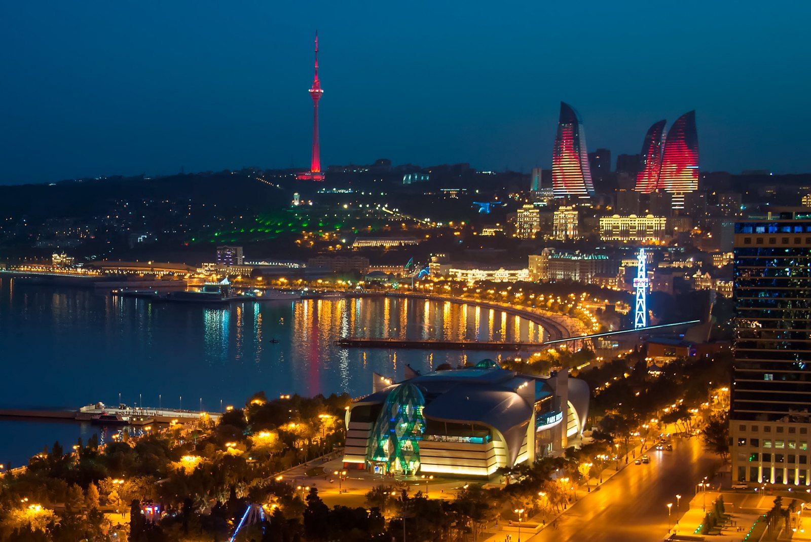 Flame Towers in Baku