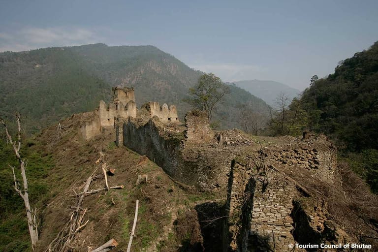 zhongar-dzong-in-bhutan