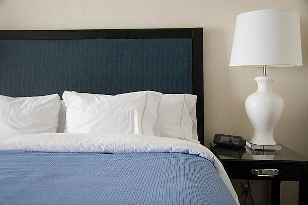 Bed of modern hotel