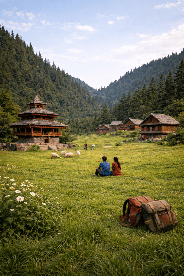 Offbeat Shangarh Tour: Meadows, Waterfalls & Treks