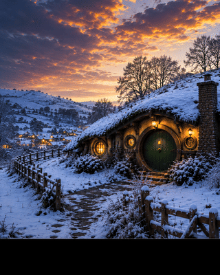 new zealnd hobbiton card