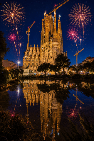 sagrada familia new year 