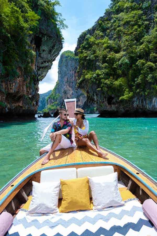 Honeymoon couple in Thailand